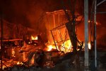 Масштабна пожежа в Затоці знищила два десятки будівель