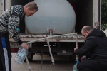Підвіз води. Фото: скрін youtube