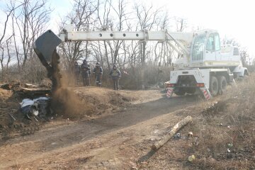 Роботи з демонтажу в Петрівському і Богданівці, прес-служба ДСНС