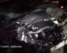 В Харькове пьяный мужчина угнал Lexus скандальной блогерши и разбил его вдребезги: на горе-водителе ни царапины