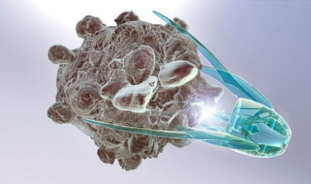 Наномашини вчених можуть"виштовхувати" ракові клітини зсередини