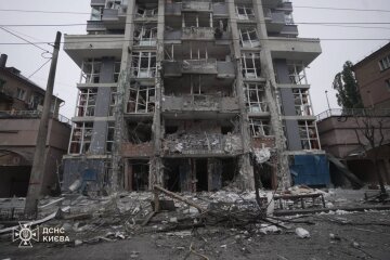 последствия удара по Киеву 25.05.25