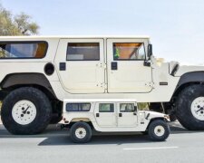 Шейх построил себе самый большой в мире Hummer H1. Фото скріншот Facebook