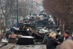 Непрохані гості у Бучі, фото: facebook.com/UkrainianLandForces