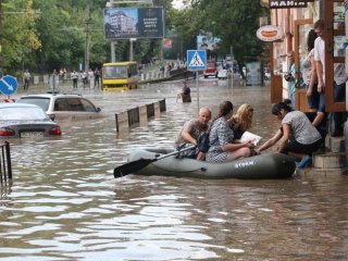 Летний потоп во Львове