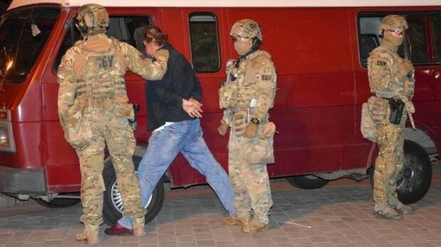 Задержание "Луцкого террориста" фото из соцсетей