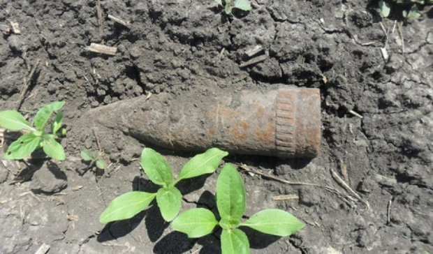 В Киеве дети нашли артиллерийский снаряд