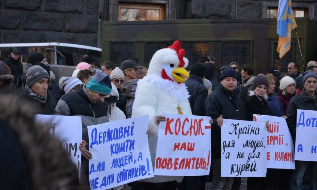 Киев поглотили массовые митинги, весь центр стоит, чиновники не уйдут от народа: фото