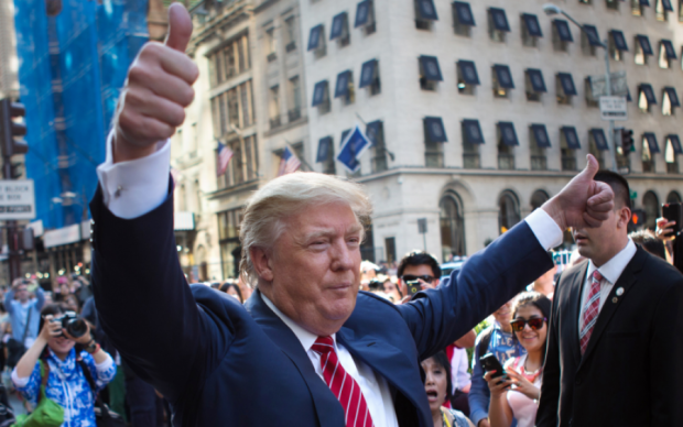 Трамп-щур вийшов на вулиці Нью-Йорка