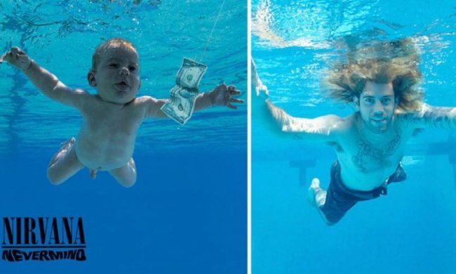 Малыш с обложки культового альбома вырос и воссоздал фото