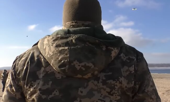 Українські військові, кадр з відео