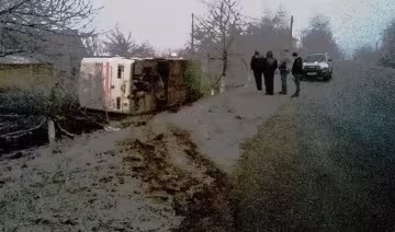 Автобус с пассажирами перевернулся на Волыни