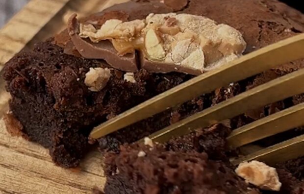 Шоколадный брауни, скриншот из видео