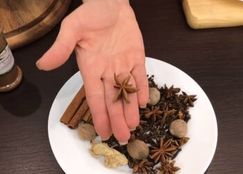 Приготовление глинтвейна, скриншот видео