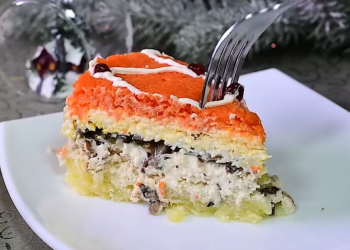 Салат "Арлекин", кадр из видео