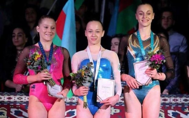 Украинская гимнастка завоевала золото на Кубке мира