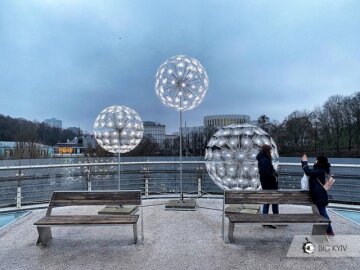 Новогодняя локация / фото: Big Kyiv