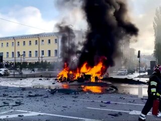 ракетные удары по Киеву