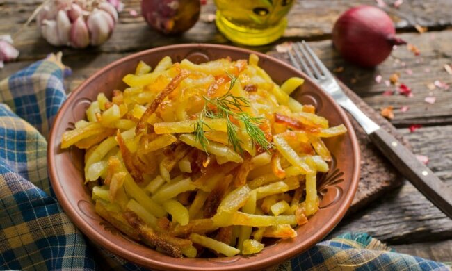 Жареный картофель, фото из свободных источников