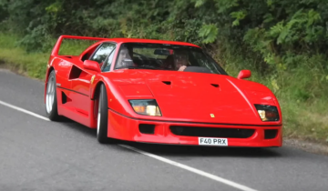 Ferrari F40, скриншот: YouTube