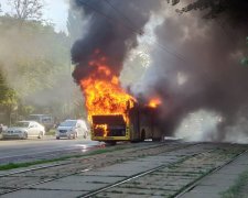 Не залишилося нічого: в Чернівцях загадково запалала маршрутка