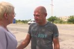 Водій маршрутки врятував пасажира, скріншот