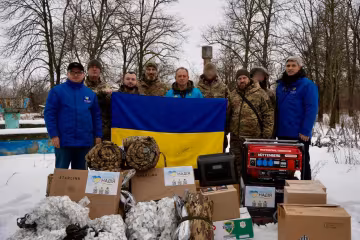 Харьковское направление: 376-я миссия на фронт фонда "Надежда", Валерия Дубиля и Николая Томенко