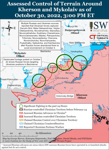 Карта бойових дій, фото: ISW