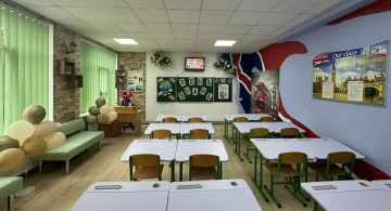 Клас у школі, дистанційне навчання