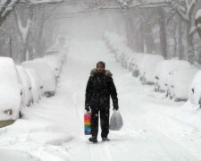 Снігопад паралізував Європу, фото Слово і діло