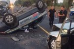 Копы устроили под Киевом масштабную аварию