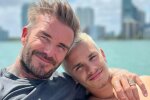 Девід Бехмем та його син Ромео: скрін посту в Instagram