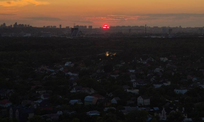 Погода, закат, фото из соцсетей