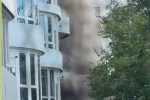 Пожар в ЖК «Море» на улице Львовской в Одессе