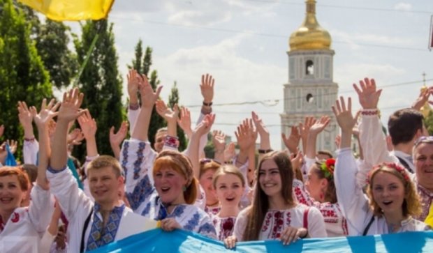 В Киеве пройдет мегамарш вышиванок