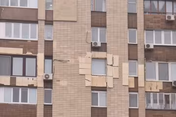 Дом в Киеве, фото: Facebook dtp.kiev.ua