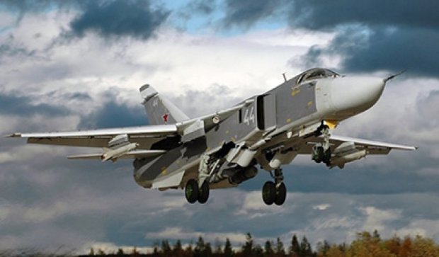У Росії бомбардувальник Су-24М вибухнув при зльоті