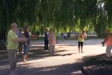 Тернопольские бабушки показали, как подкачать попу и дали фору молодым