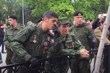 Боевики "ЛДНР". Фото: скрин youtube