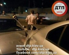 П'яний водій протаранив машину Савченко (відео)