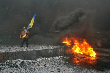 Евромайдан, протестные акции - фото Андрея Еловикова