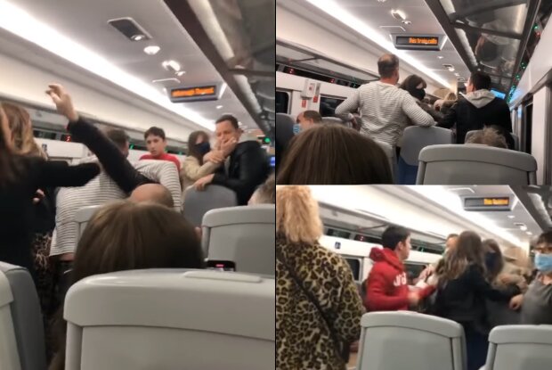 Бійка в поїзді