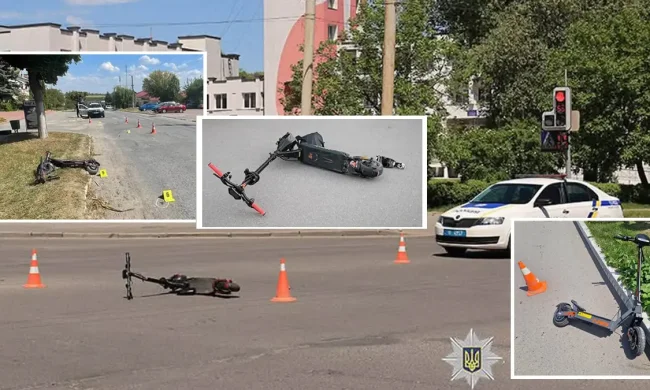 Электросамокаты на улицах города
