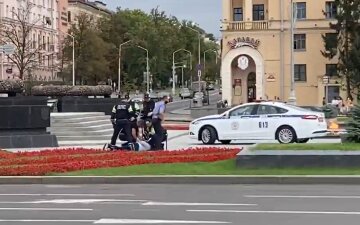 Задержание украинцев в Беларуси, скриншот из видео