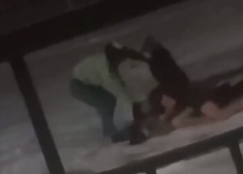 Бійка в Аксу, кадр з відео