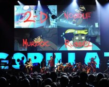 Gorillaz втекли зі сцени у Москві: відео