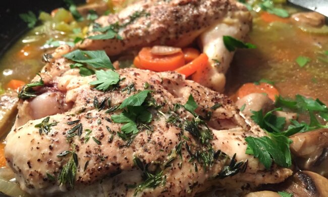 запечена курка, фото Pxhere