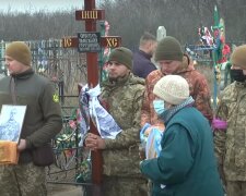 На Миколаївщині попрощалися зі загиблим морпіхом, фото Суспільне