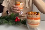 Лінивий "Наполеон" з мандаринами, скріншот з відео