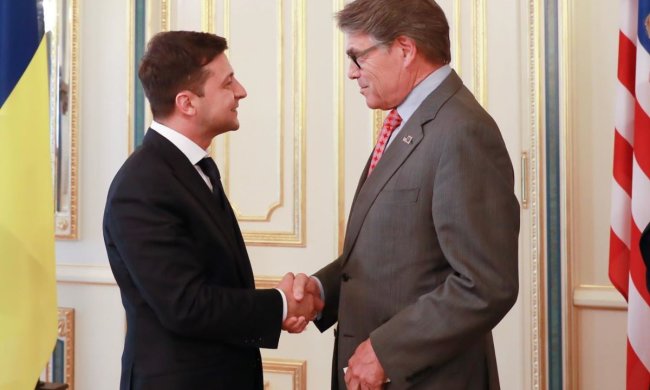 голова делегації США Рік Перрі та президент України Володимир Зеленський